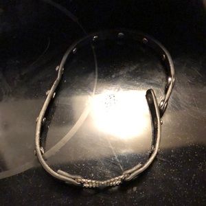 Infinity leather bracelet